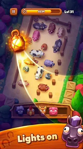 Farm Jam: Animal Parking Game (Фарм Джам) МОД/Взлом [Меню, Бесконечные монеты и Открытые уровни] Screenshot 5