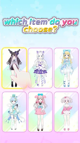 Dress Up! Shining Anime Star МОД/Взлом [Много монет, Открытые уровни и Мега MOD] Screenshot 3