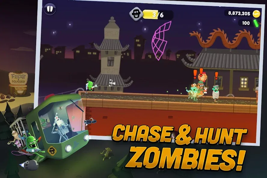 Zombie Catchers : Hunt & sell (Зомби Кэтчерс) МОД/Взлом [Все открыто, Дополнительные деньги и Меню MOD] Screenshot 1