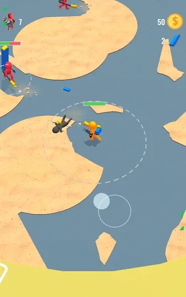 Stickman Fight: Battle Arena (Стикмен Файт) МОД/Взлом [Все открыто, Дополнительные деньги и Меню MOD] Screenshot 5