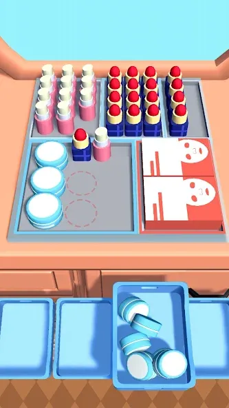 Fill Up Fridge：Organizing Game МОД/Взлом [Много денег, Монет и Все открыто] Screenshot 3