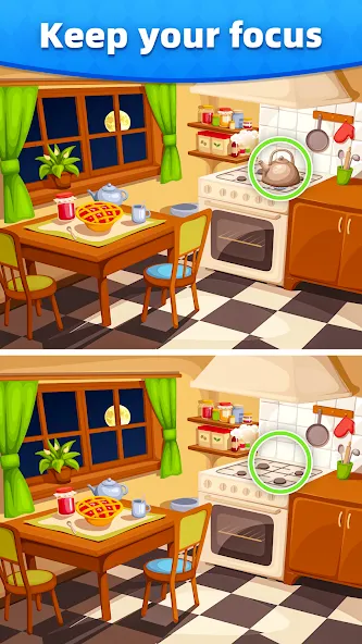 Differences, Find Difference МОД/Взлом [Деньги, Монеты и Меню MOD] Screenshot 4