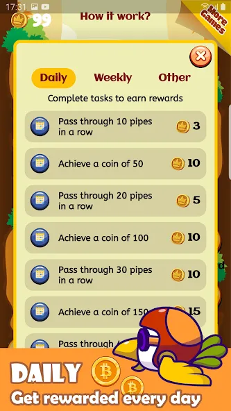 Flap To Earn (Флап Ту Ирн) МОД/Взлом [Деньги, Монеты и Меню MOD] Screenshot 4