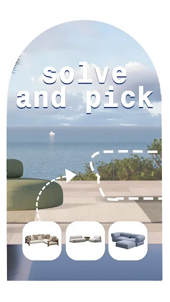 Design League! Redecor Puzzle (Хоум Дизайн) МОД/Взлом [Много денег, Монет и Все открыто] Screenshot 5