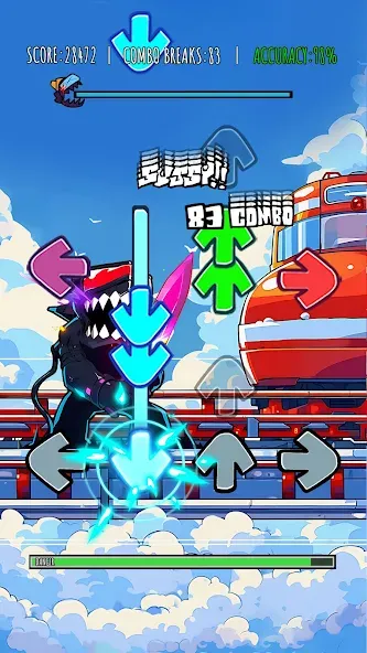 Music Rhythm Battle Night МОД/Взлом [Все открыто, Дополнительные деньги и Меню MOD] Screenshot 1