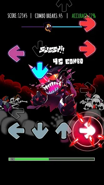 Music Rhythm Battle Night МОД/Взлом [Все открыто, Дополнительные деньги и Меню MOD] Screenshot 4