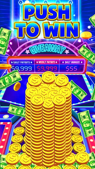 Cash Carnival Coin Pusher Game (Кэш Карнавал Монетный Толкатель Игра) МОД/Взлом [Много монет, Открытые уровни и Мега MOD] Screenshot 2