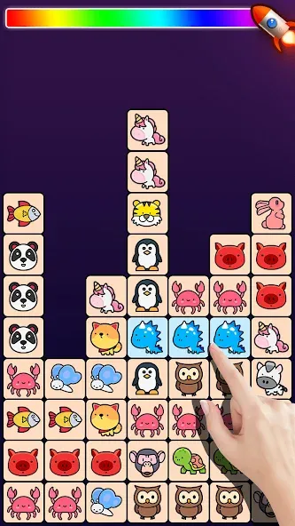 Match Animal - Match Game (Матч Зверь Матч Игра) МОД/Взлом [Много денег, Монет и Все открыто] Screenshot 1