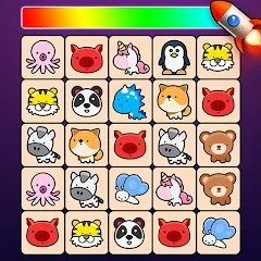 Скачать Взломанная Match Animal - Match Game на андроид с модом на много денег