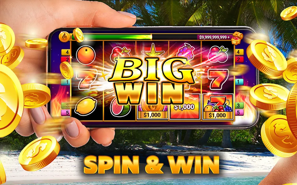 Casino Slots - Slot Machines МОД/Взлом [Бесконечные деньги, Монеты и Мега MOD] Screenshot 1