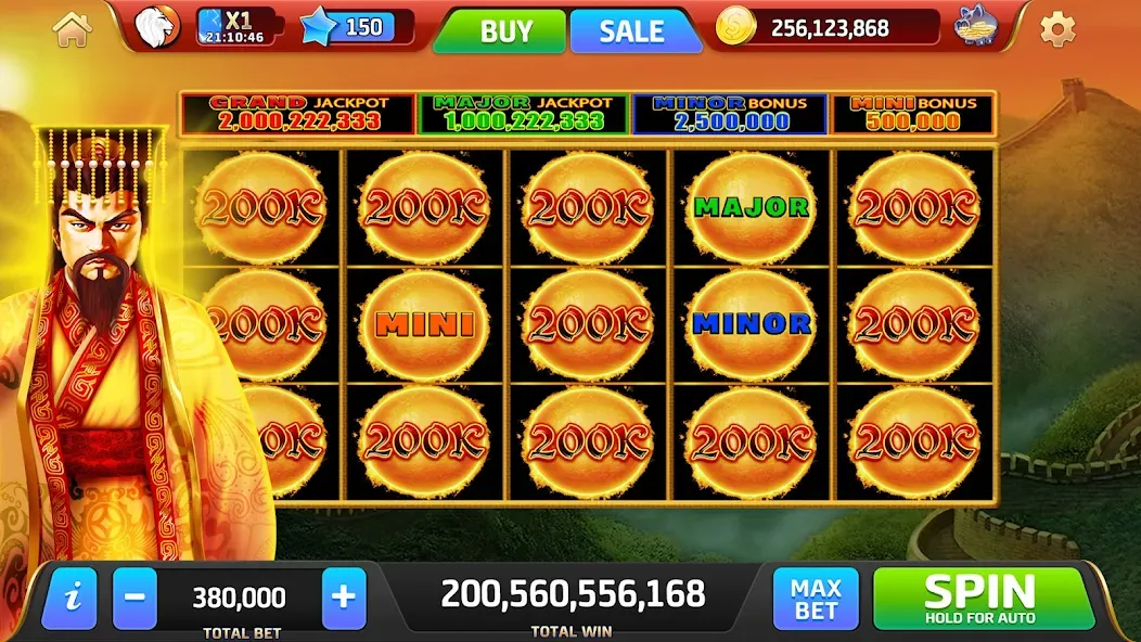 Royal Jackpot Casino Machines (Роял Джекпот Казино Машины) МОД/Взлом [Деньги, Монеты и Меню MOD] Screenshot 1