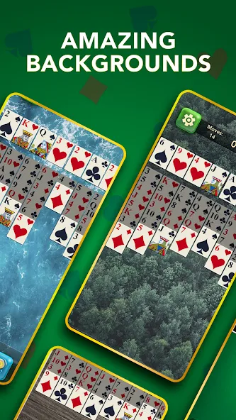 FreeCell Classic Card Game (ФриСел Классическая карточная игра) МОД/Взлом [Деньги, Монеты и Меню MOD] Screenshot 2