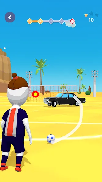 Stickman Freekick: Soccer game МОД/Взлом [Бесконечные деньги, Монеты и Мега MOD] Screenshot 4