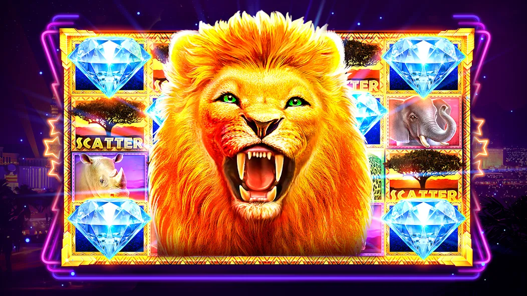 Gambino Slots・Play Live Casino МОД/Взлом [Меню, Бесконечные монеты и Открытые уровни] Screenshot 3