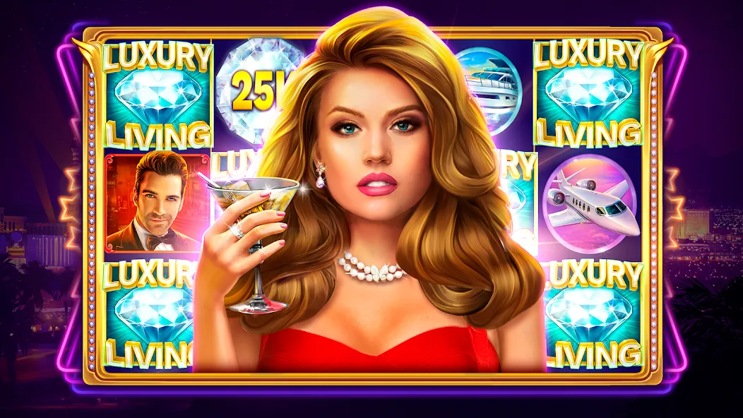 Gambino Slots・Play Live Casino МОД/Взлом [Меню, Бесконечные монеты и Открытые уровни] Screenshot 4