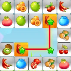 Скачать Взломанная Link fruits - fruit match pair на Андроид (Много денег)