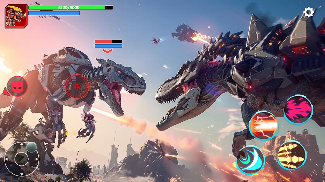 Mech War: Jurassic Dinosaur (Мех Батл) МОД/Взлом [Много денег, Монет и Все открыто] Screenshot 4