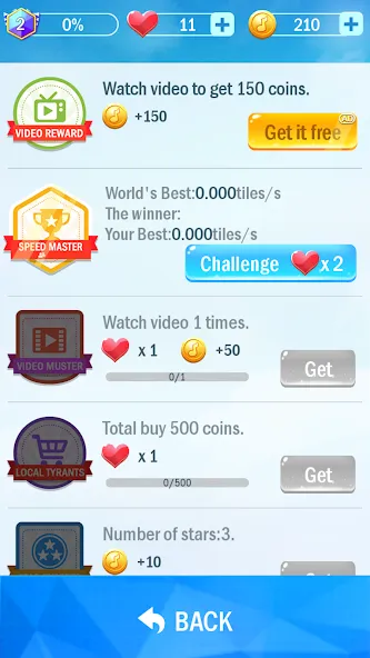Beat Tiles 3 : classic game МОД/Взлом [Меню, Бесконечные монеты и Открытые уровни] Screenshot 5