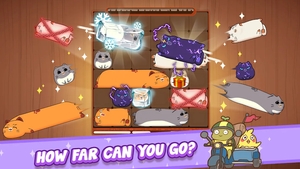Haru Cats: Cute Sliding Puzzle (Хару Кэтс) МОД/Взлом [Много денег, Монет и Все открыто] Screenshot 3
