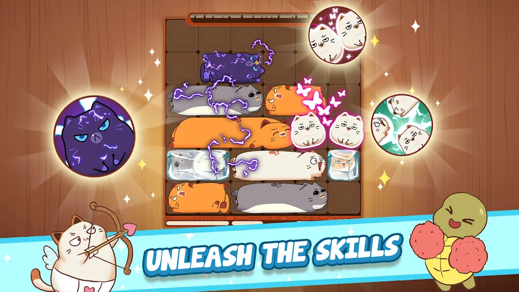 Haru Cats: Cute Sliding Puzzle (Хару Кэтс) МОД/Взлом [Много денег, Монет и Все открыто] Screenshot 4