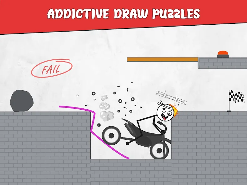 Draw Bridge: Puzzle Games (Дроу Бридж) МОД/Взлом [Много монет, Открытые уровни и Мега MOD] Screenshot 3