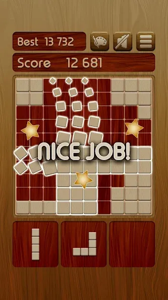Woody Block Puzzle ® (Вуди блок пазл) МОД/Взлом [Деньги, Монеты и Меню MOD] Screenshot 2