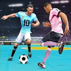 Скачать Indoor Futsal: Football Games Взлом (Все разблокировано) на Андроид