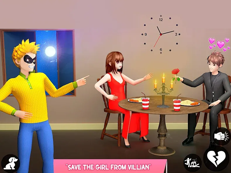 Save the Date 3D: Life Games (Сейв зе Дэйт 3Д) МОД/Взлом [Все открыто, Дополнительные деньги и Меню MOD] Screenshot 5