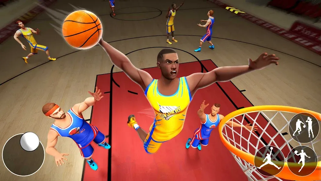 Dunk Smash: Basketball Games (Баскетбольные игры) МОД/Взлом [Бесконечные деньги, Монеты и Мега MOD] Screenshot 1