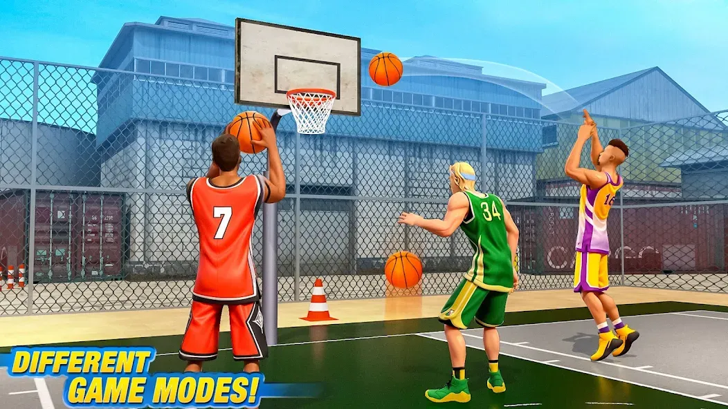 Dunk Smash: Basketball Games (Баскетбольные игры) МОД/Взлом [Бесконечные деньги, Монеты и Мега MOD] Screenshot 3