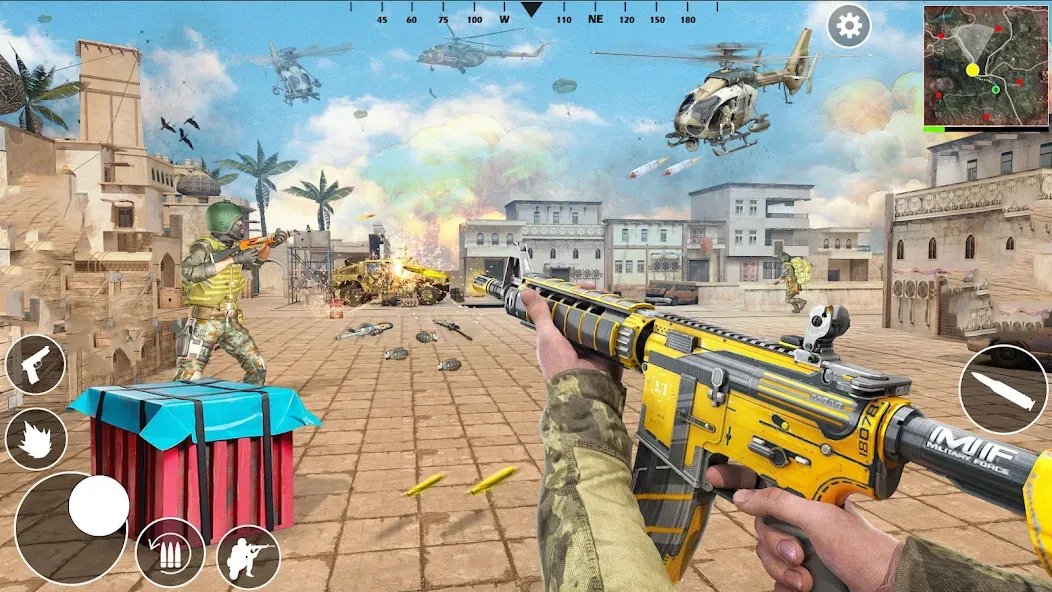 War Zone: Gun Shooting Games (Уор Зоун) МОД/Взлом [Все открыто, Дополнительные деньги и Меню MOD] Screenshot 1
