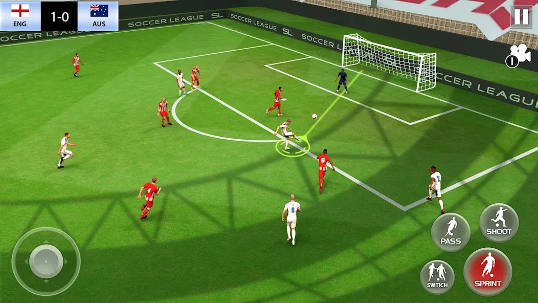 Play Football: Soccer Games (тар Футбол 23) МОД/Взлом [Много денег, Монет и Все открыто] Screenshot 2