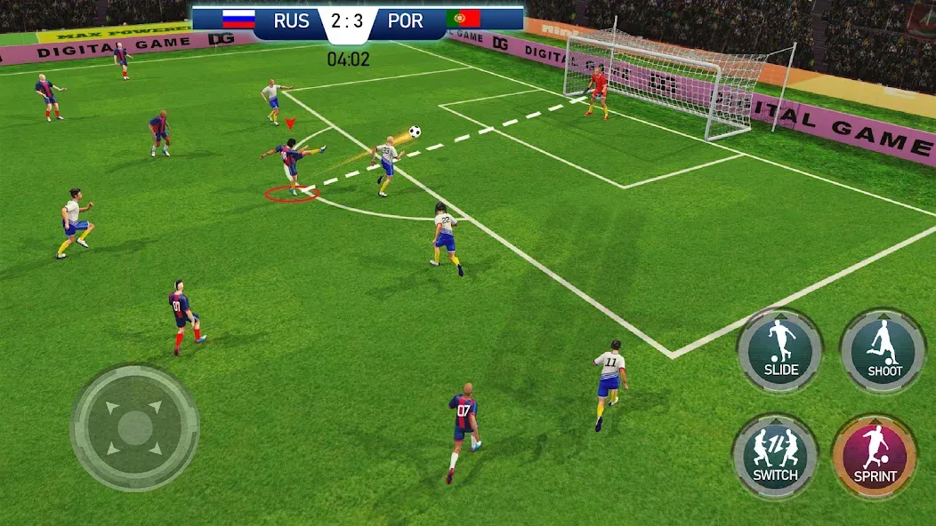 Play Football: Soccer Games (тар Футбол 23) МОД/Взлом [Много денег, Монет и Все открыто] Screenshot 5