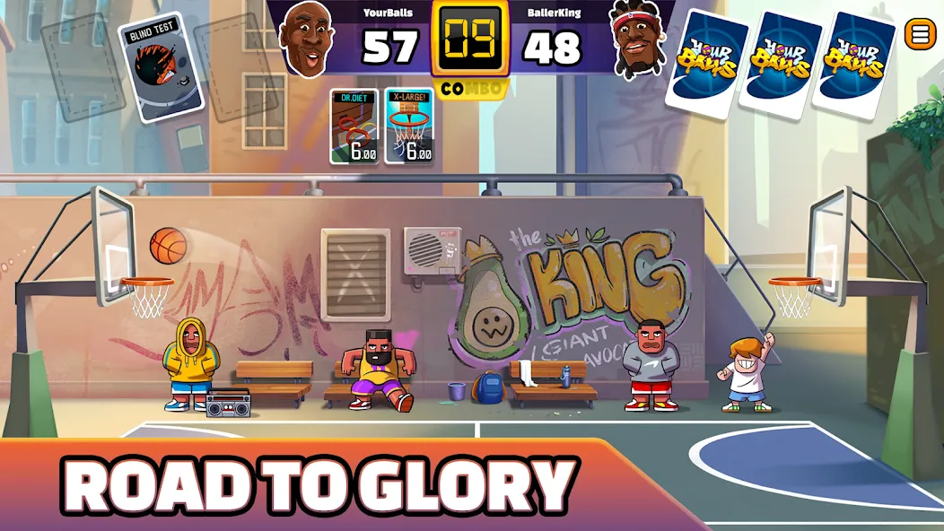 Your Balls: Basketball Game (Йоур Баллс) МОД/Взлом [Меню, Бесконечные монеты и Открытые уровни] Screenshot 1