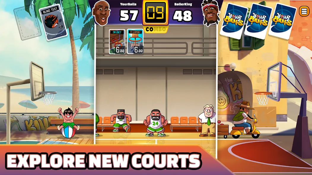Your Balls: Basketball Game (Йоур Баллс) МОД/Взлом [Меню, Бесконечные монеты и Открытые уровни] Screenshot 5