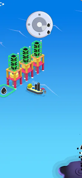 Oil Master: Sea Extraction (Ойл Мастер) МОД/Взлом [Деньги, Монеты и Меню MOD] Screenshot 2
