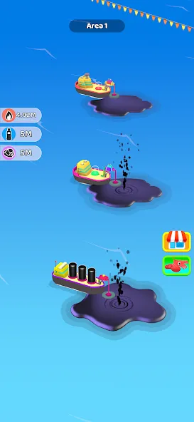Oil Master: Sea Extraction (Ойл Мастер) МОД/Взлом [Деньги, Монеты и Меню MOD] Screenshot 4