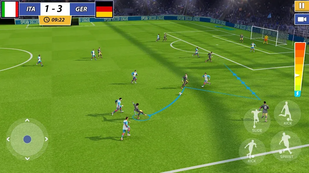 Soccer Star: Soccer Kicks Game (окер Стар) МОД/Взлом [Деньги, Монеты и Меню MOD] Screenshot 1