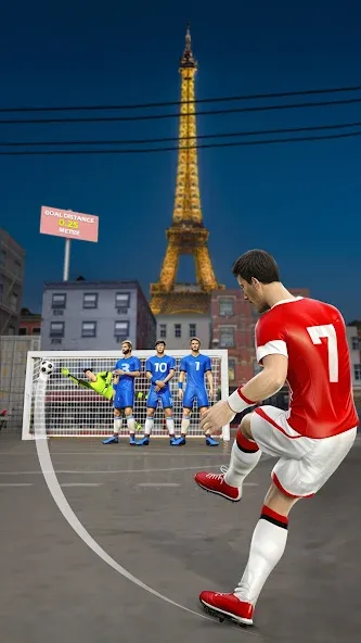 Street Football Kick Games (Уличный футбол Игры с ударами) МОД/Взлом [Много денег, Монет и Все открыто] Screenshot 5