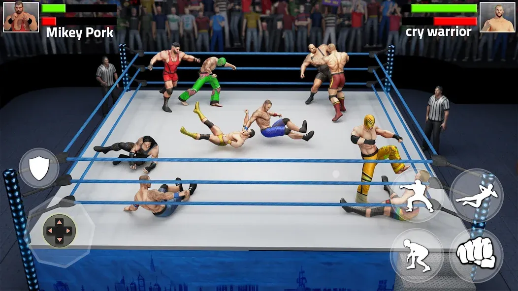 Tag Team Wrestling Game (Таг Тим Реслинг Гейм) МОД/Взлом [Много денег, Монет и Все открыто] Screenshot 2