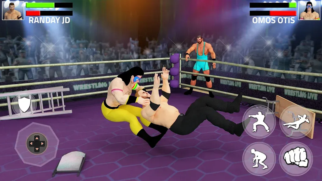 Tag Team Wrestling Game (Таг Тим Реслинг Гейм) МОД/Взлом [Много денег, Монет и Все открыто] Screenshot 4
