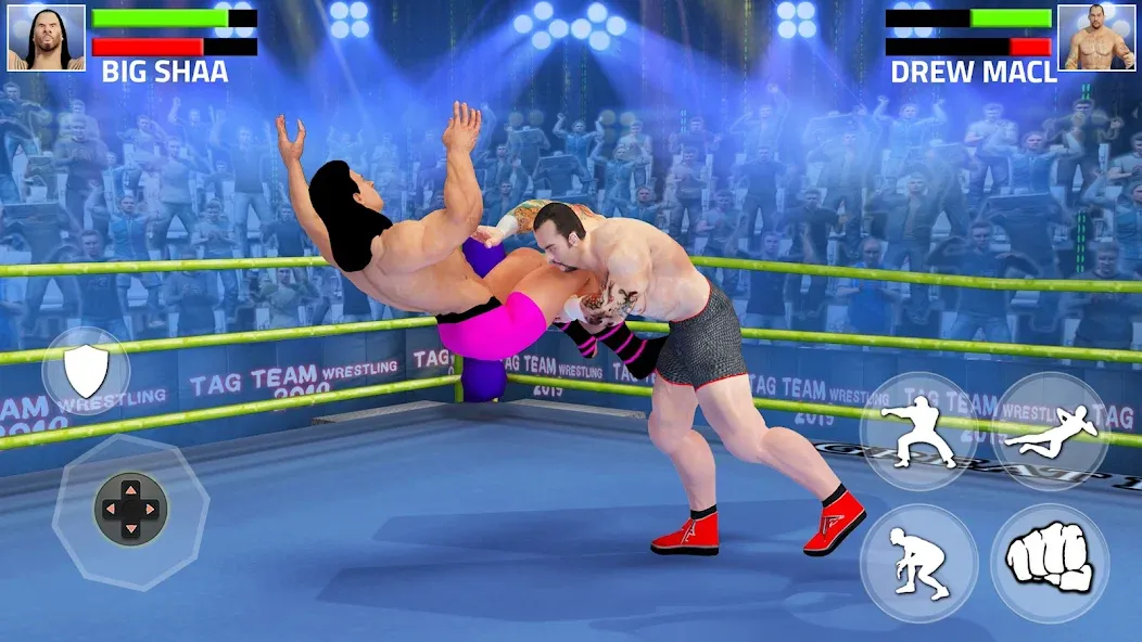 Tag Team Wrestling Game (Таг Тим Реслинг Гейм) МОД/Взлом [Много денег, Монет и Все открыто] Screenshot 5