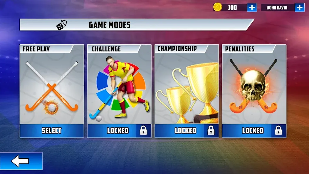 Field Hockey Game (Филдхоккей игра) МОД/Взлом [Деньги, Монеты и Меню MOD] Screenshot 5