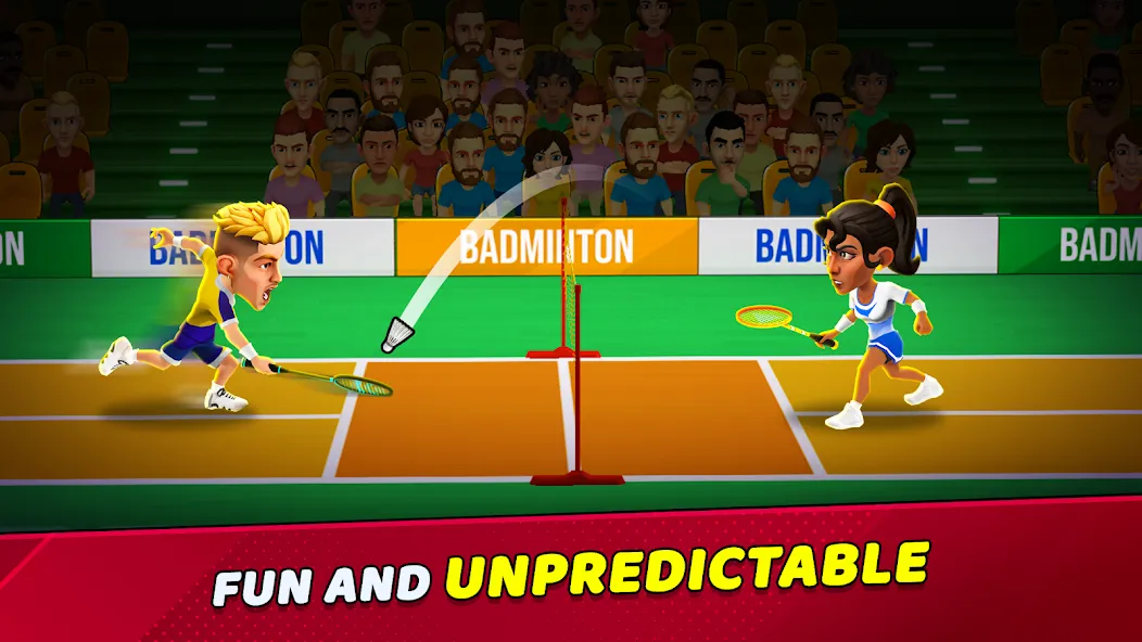 Badminton Clash 3D (Бадминтон Клаш 3D) МОД/Взлом [Много денег, Монет и Все открыто] Screenshot 2