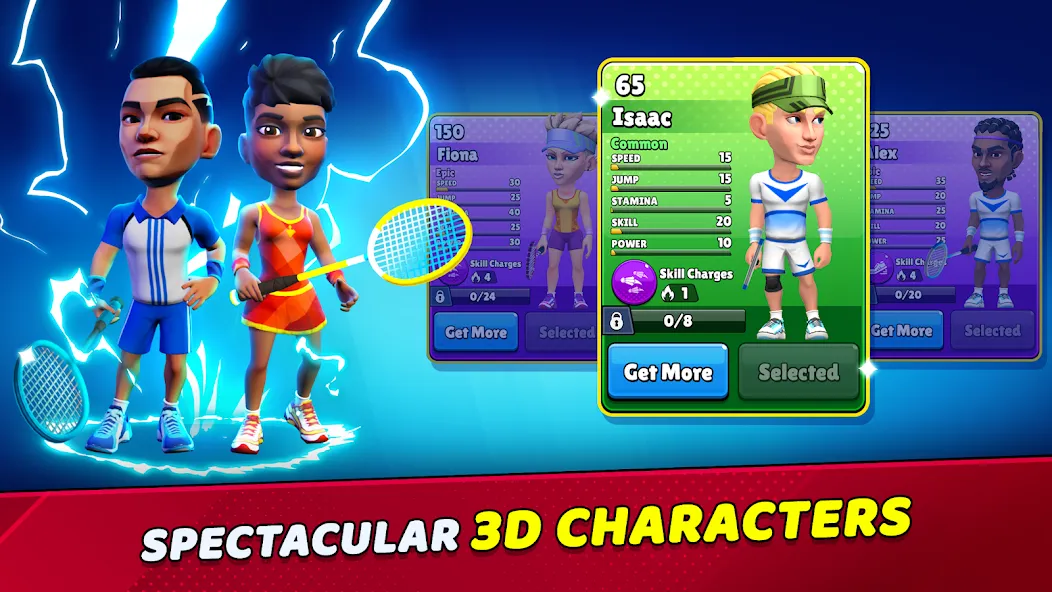 Badminton Clash 3D (Бадминтон Клаш 3D) МОД/Взлом [Много денег, Монет и Все открыто] Screenshot 5