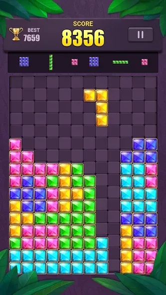 Block Puzzle: Jewel Blast Game МОД/Взлом [Меню, Бесконечные монеты и Открытые уровни] Screenshot 4