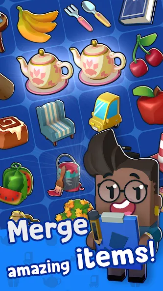 Merge Mayor - Match Puzzle (Мэрдж Мэер) МОД/Взлом [Все открыто, Дополнительные деньги и Меню MOD] Screenshot 4