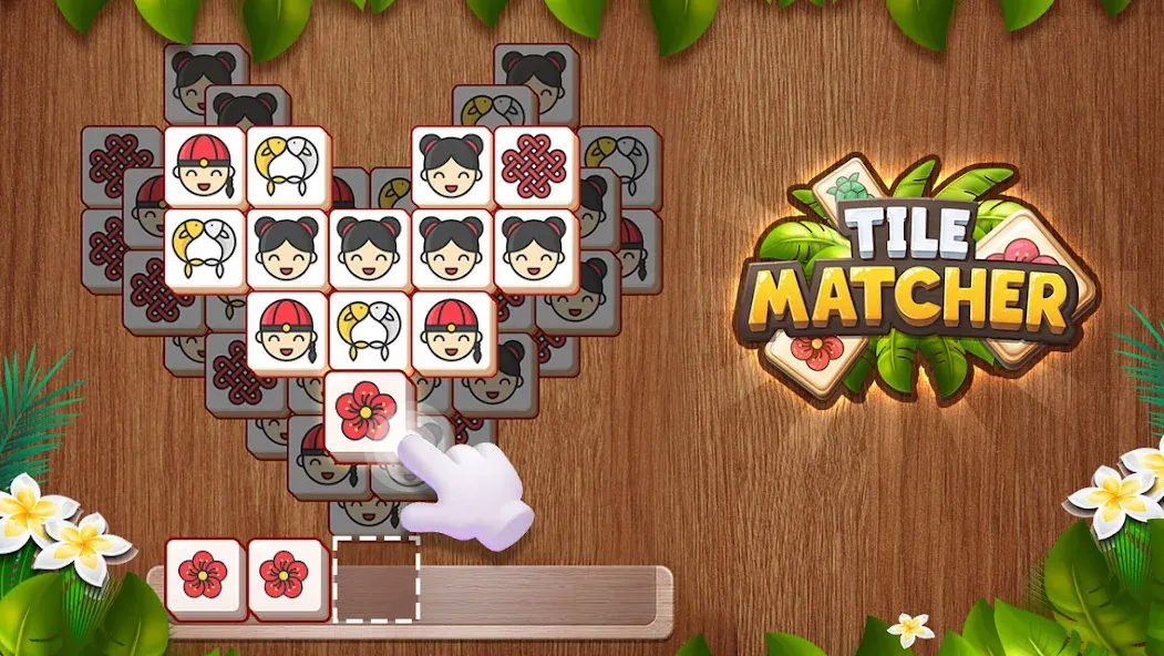 Tile Matcher : Matching Tiles МОД/Взлом [Деньги, Монеты и Меню MOD] Screenshot 1