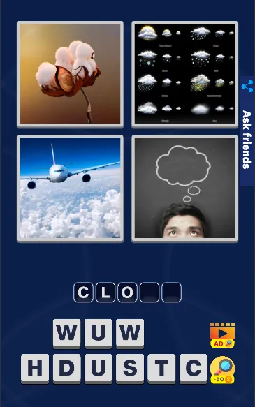 4 Pics 1 Word Quiz Game МОД/Взлом [Меню, Бесконечные монеты и Открытые уровни] Screenshot 3