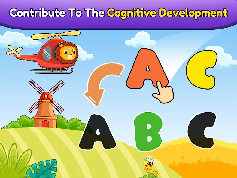 Balloon Pop Kids Learning Game МОД/Взлом [Меню, Бесконечные монеты и Открытые уровни] Screenshot 3